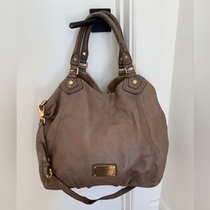 Marc by Marc Jacobs Fran Q Large Leather Tote Bag Purse